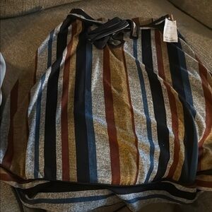 Faith and Joy Brown Tan Midi A-Line Skirt